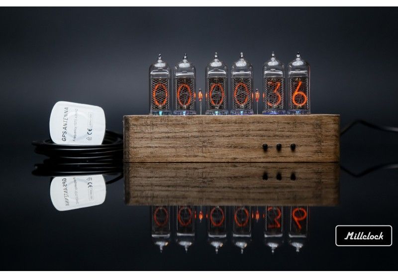 in-14 nixie tube clock wood...