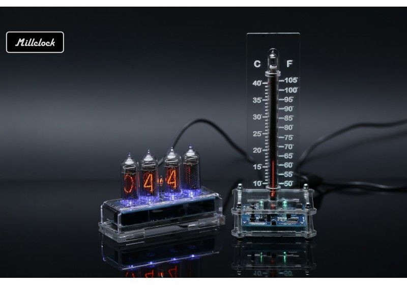 Set mit IN-14 Nixie Uhr und...